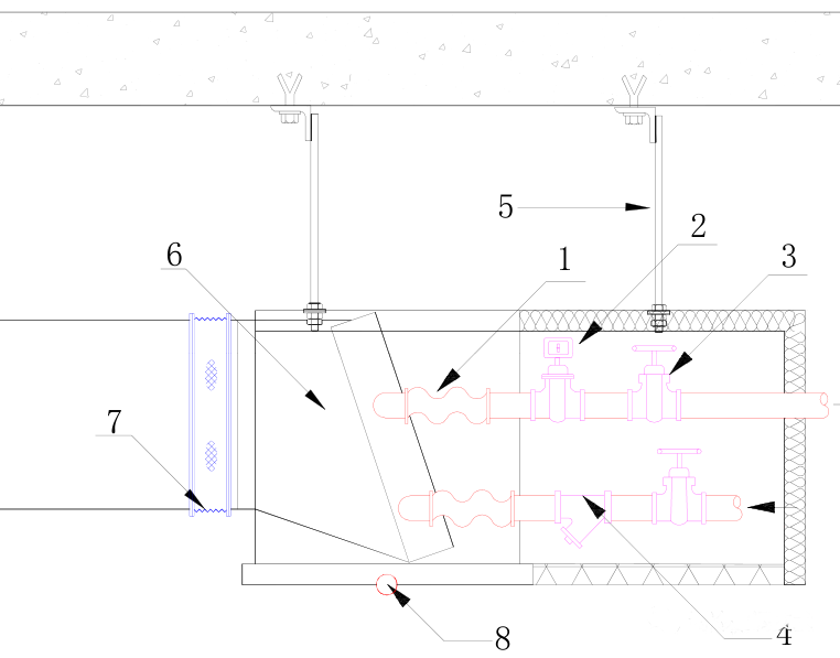 風機盤管安裝技術要求、示意圖與節(jié)點說明