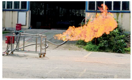 耐噴射火試驗(yàn)方法的研究與試驗(yàn)平臺(tái)的建立